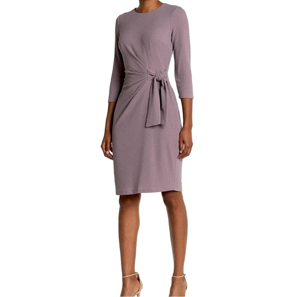 REVOLVE London Times Purple Metallic Sparkle Dress Sz. 6 - Picture 6 of 12